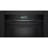 Siemens iQ700 CM776GKB1 horno 45 L 900 W negro, acero inoxidable