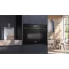 Siemens iQ700 CM776GKB1 horno 45 L 900 W negro, acero inoxidable
