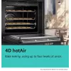 Siemens iQ700 CM776GKB1 horno 45 L 900 W negro, acero inoxidable