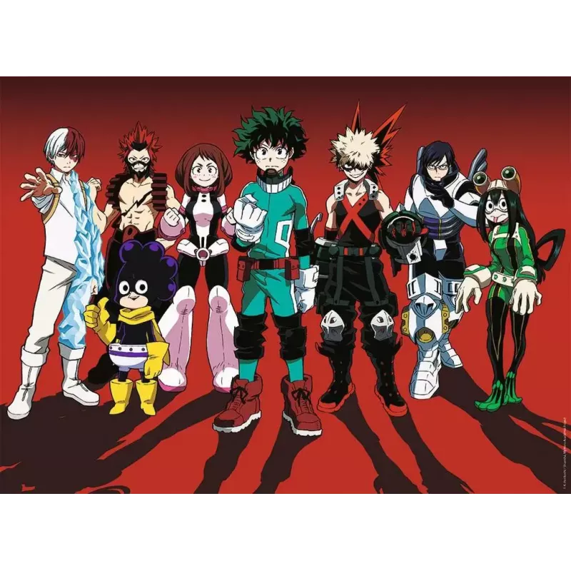 Puzzle Ravensburger My Hero Academia Superheroes, 500 piezas, modelo 17532