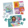Juegos Gabby’s Dollhouse, 3 puzzles de madera puzzles de 24 piezas con caja de almacenamiento de madera puzzle infantil, para preescolares a partir de 3 años