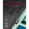 ICY BOX IB-HUB1454-C31 USB 3.2 Gen 1 (3.1 Gen 1) Type-C 10000 Mbit/s azul, gris