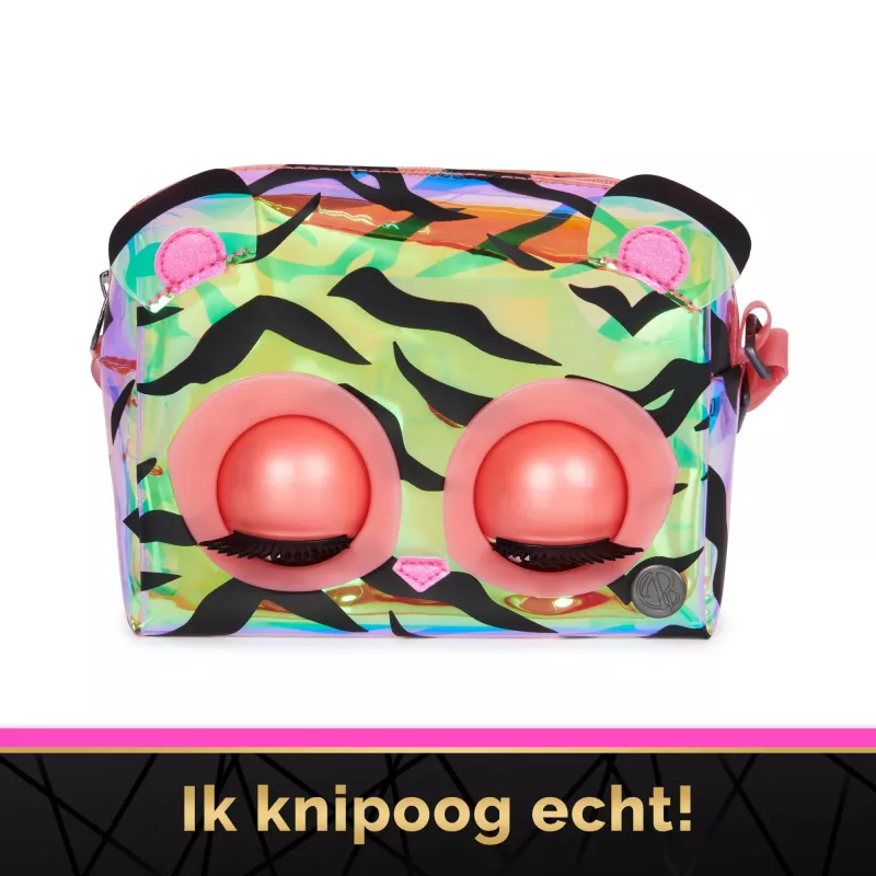 Purse Pets, Purrisma mascota tigre interactiva de juguete y bolso bandolera, más de 30 sonidos y reacciones, juguete para niñas y preadolescentes