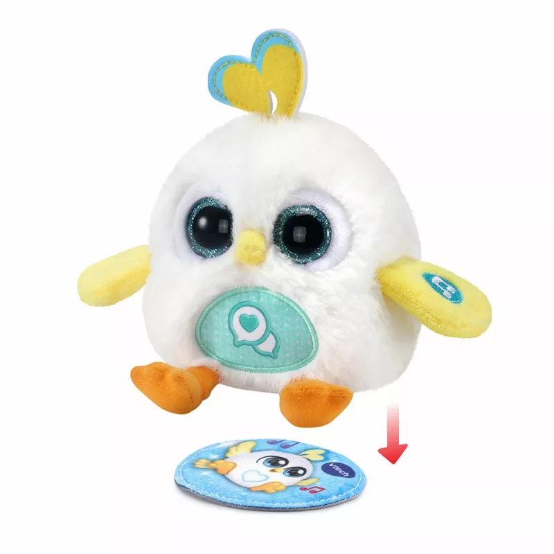 Peluche VTech Lolibirds Oscar — pájaro de peluche interactivo con sonidos y funciones luminosas