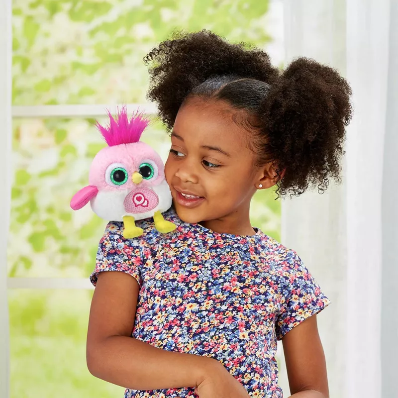 Pájaro de peluche interactivo parlante VTech Lolibirds Momo — juguete educativo a pilas