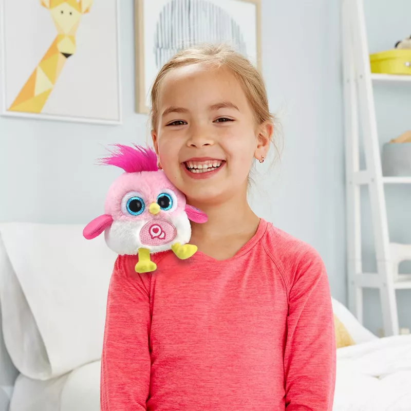 Pájaro de peluche interactivo parlante VTech Lolibirds Momo — juguete educativo a pilas