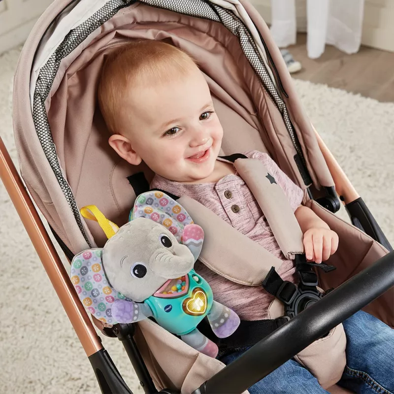 Figura de juguete VTech Melody Elephant 80-566704 — juguete educativo sonoro con diseño colorido