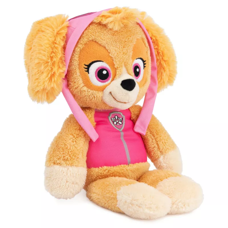 Peluche PAW Patrol GUND Official Skye Take Along Buddy, peluche premium para niños a partir de 1 año, rosa/marrón, 33 cm