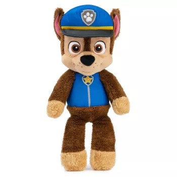 Peluche PAW Patrol GUND Official Chase Take Along Buddy, peluche premium para niños a partir de 1 año, azul/marrón, 33 cm