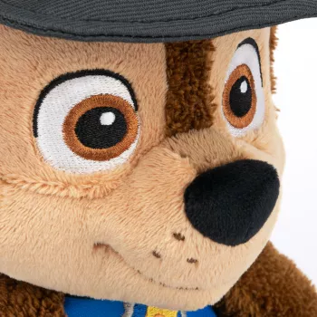 Peluche PAW Patrol GUND Official Chase Take Along Buddy, peluche premium para niños a partir de 1 año, azul/marrón, 33 cm