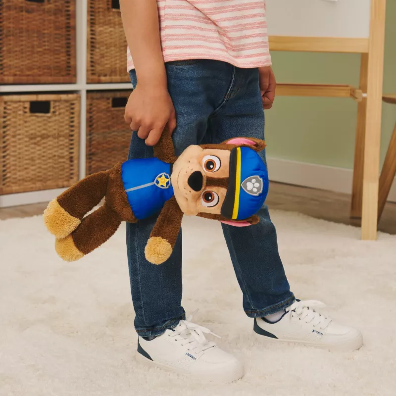 Peluche PAW Patrol GUND Official Chase Take Along Buddy, peluche premium para niños a partir de 1 año, azul/marrón, 33 cm