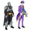 DC Comics, Batman Adventures, set de figuras de acción Batman vs The Joker, 2 figuras, 12 accesorios de armadura, juguete de superhéroes de 30,5 cm para niños y niñas
