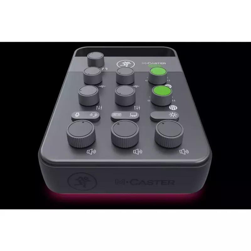 Mackie M-Caster Live interfaz de streaming en directo, negra