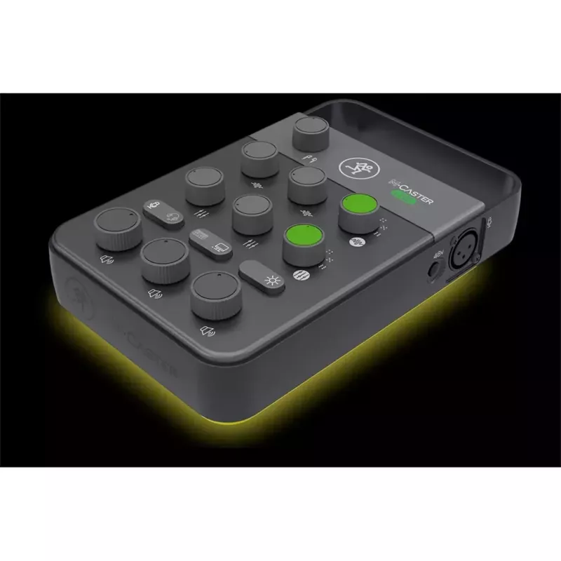 Mackie M-Caster Live interfaz de streaming en directo, negra