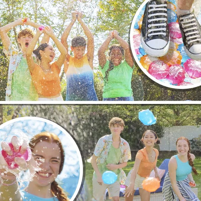 Nerf Super Soaker Better Than Balloons juguete de agua, fácil de recoger en una pieza, 108 pods, muchas formas de juego, diversión acuática en el jardín, regalos para niños, edad 3+