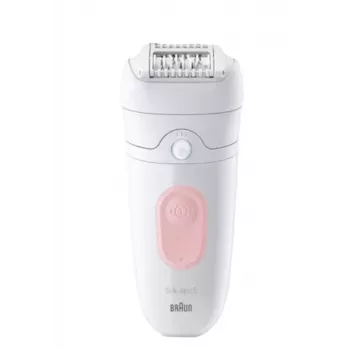 Depiladora Braun Silk-épil 5 Silk-epil 5 SE5-230, rosa, blanco, 28 pinzas, MicroGrip, 0,5 mm, batería, batería integrada