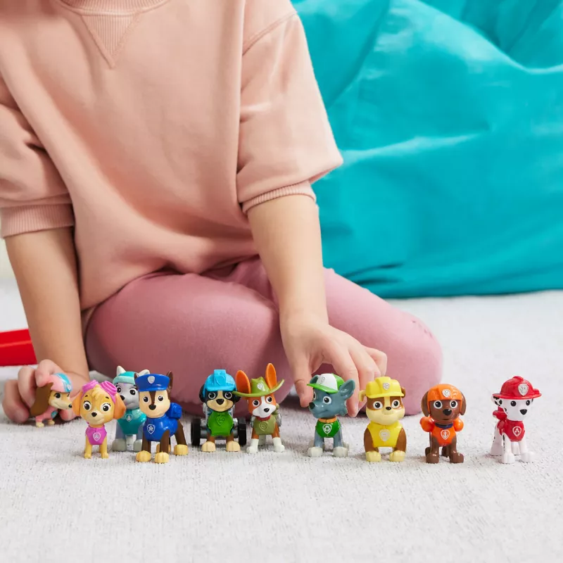 PAW Patrol, 10.º aniversario, All Paws On Deck, pack de regalo con 10 figuras de acción coleccionables, juguete para niños a partir de 3 años