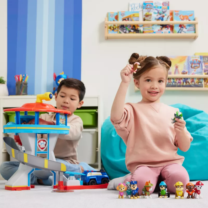 PAW Patrol, 10.º aniversario, All Paws On Deck, pack de regalo con 10 figuras de acción coleccionables, juguete para niños a partir de 3 años