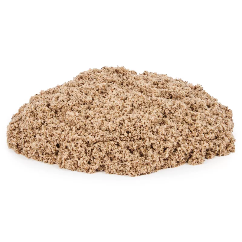 Kinetic Sand, 11 libras (5 kg) de arena de juego marrón natural para manualidades, arenero, Amazon Exclusivo (el envase puede variar), juguetes sensoriales moldeables para niños a partir de 3 años