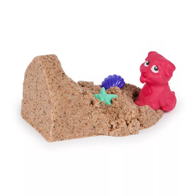 Set de Kinetic Sand para niños Spinmaster Kinetic Sand Doggie Dig con molde, multicolor, a partir de 5 años