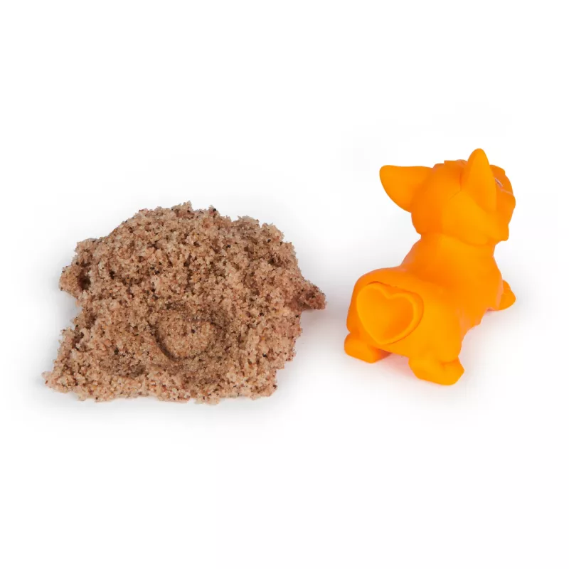 Set de Kinetic Sand para niños Spinmaster Kinetic Sand Doggie Dig con molde, multicolor, a partir de 5 años