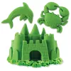 Kinetic Sand, 2 libras de arena de juego verde, juguetes sensoriales moldeables para niños, bolsa resellable (el envase puede variar), para niños a partir de 3 años