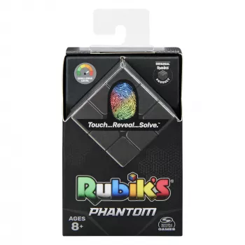 Rubik’s Phantom, cubo 3x3 tecnología avanzada puzzle 3D desafiante juego de viaje juguete antiestrés fidget cubo de actividad, para adultos y niños a partir de 8 años