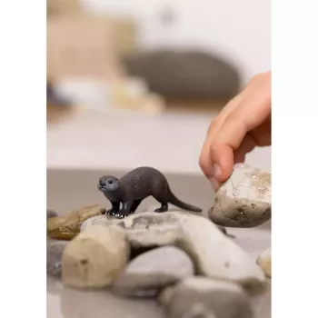 Figura Schleich Nutria modelo 14865, marrón, figura coleccionable Schleich WILD LIFE