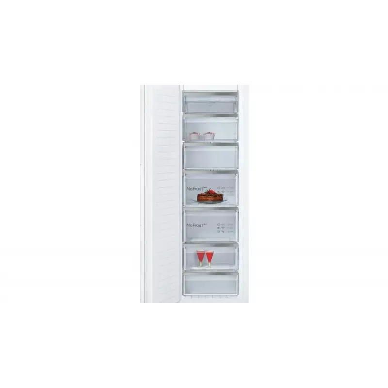 NEFF N 70 GI7813CE0 congelador integrable, 212 l, clase energética E, bisagras a la izquierda (reversibles)