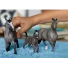 schleich HORSE CLUB yegua Selle Français, 5 años, caballos, negro, gris, plástico