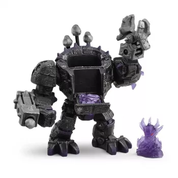 schleich ELDRADOR CREATURES Shadow Master robot con mini criatura negro