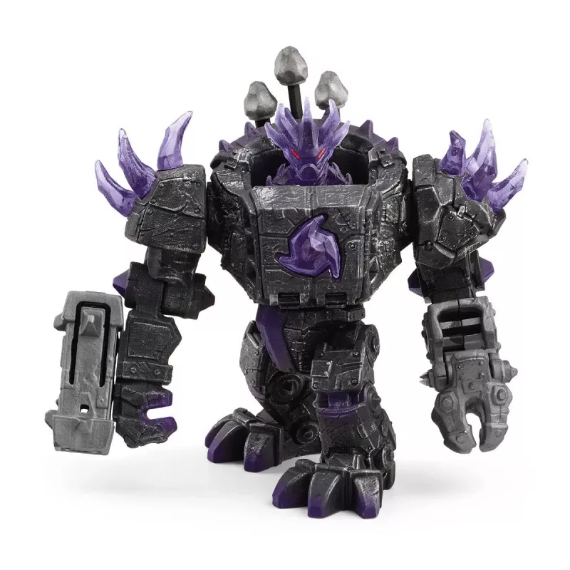 schleich ELDRADOR CREATURES Shadow Master robot con mini criatura negro