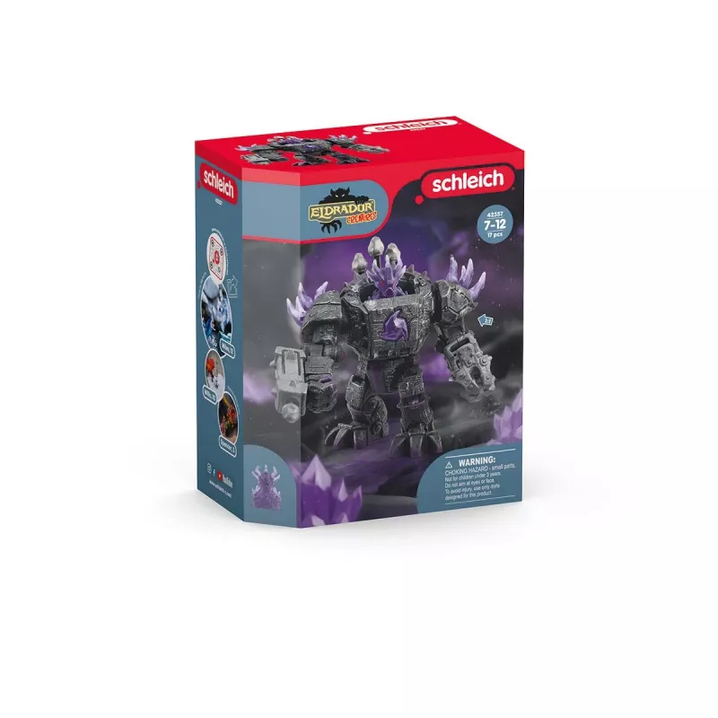 schleich ELDRADOR CREATURES Shadow Master robot con mini criatura negro