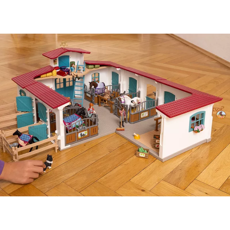 schleich HORSE CLUB box con yegua y potro, cuadra, caballos, 5 año(s), multicolor, plástico