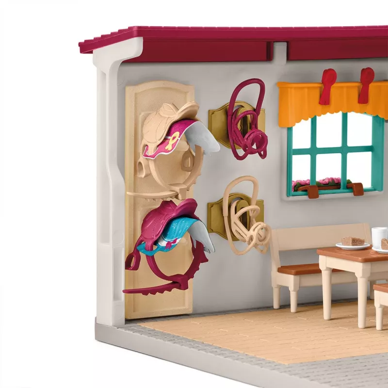 schleich HORSE CLUB ampliación de silla de montar, cuadra, caballos, 5 años, multicolor, plástico