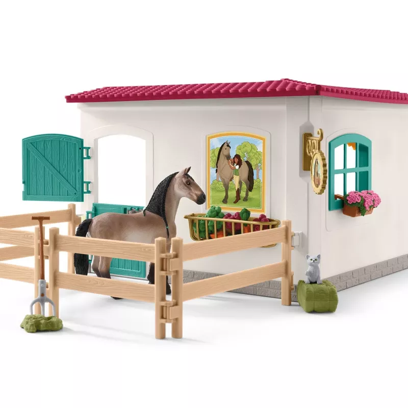 schleich HORSE CLUB ampliación de silla de montar, cuadra, caballos, 5 años, multicolor, plástico