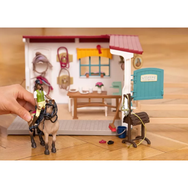schleich HORSE CLUB ampliación de silla de montar, cuadra, caballos, 5 años, multicolor, plástico