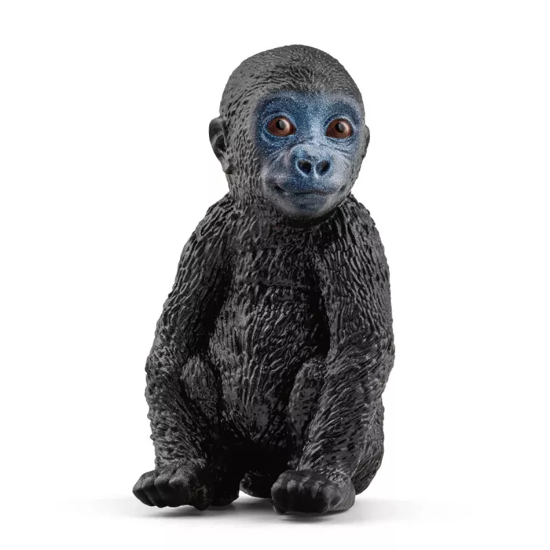 schleich WILD LIFE familia de gorilas, 3 año(s), jungla, animales salvajes / juguete de aventuras, negro, gris