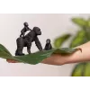 schleich WILD LIFE familia de gorilas, 3 año(s), jungla, animales salvajes / juguete de aventuras, negro, gris