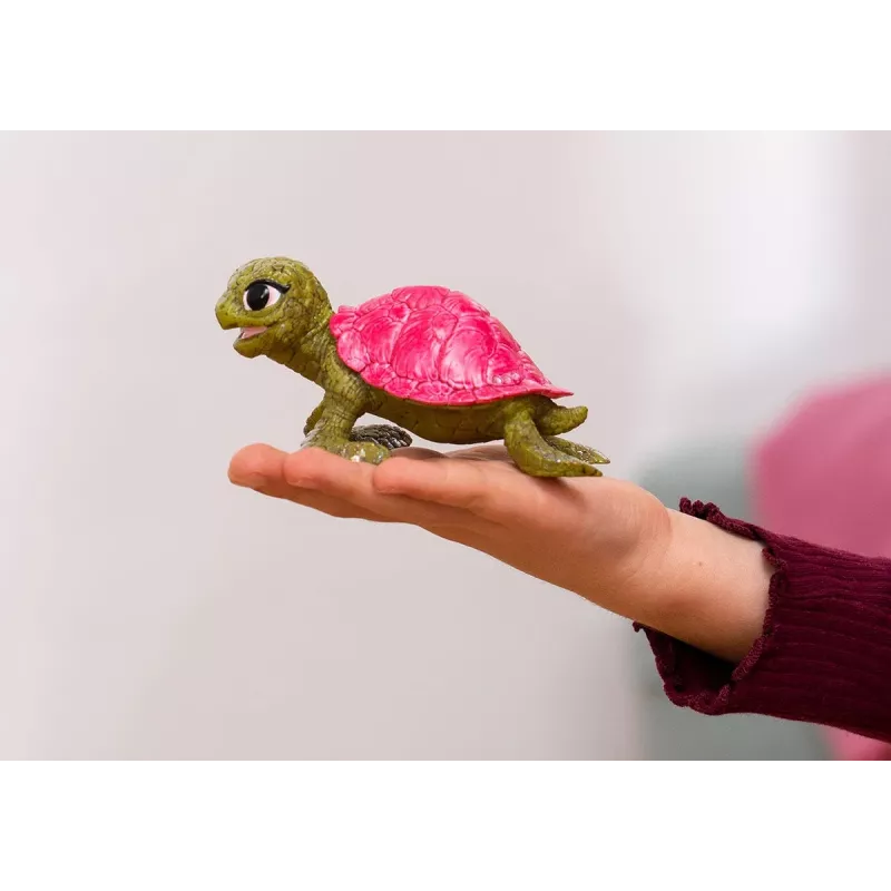 Juguete Schleich BAYALA tortuga zafiro rosa verde rosa 70759S