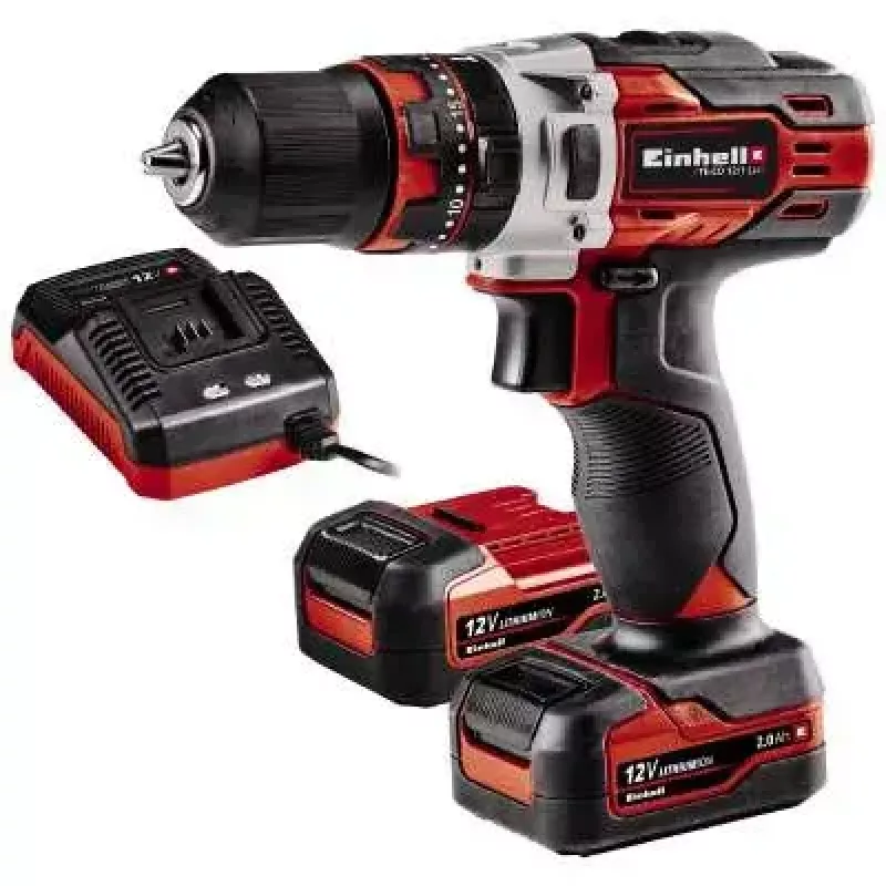Taladro con empuñadura de pistola Einhell TE-CD 1, 1400 rpm, 2 Ah, 1,18 kg