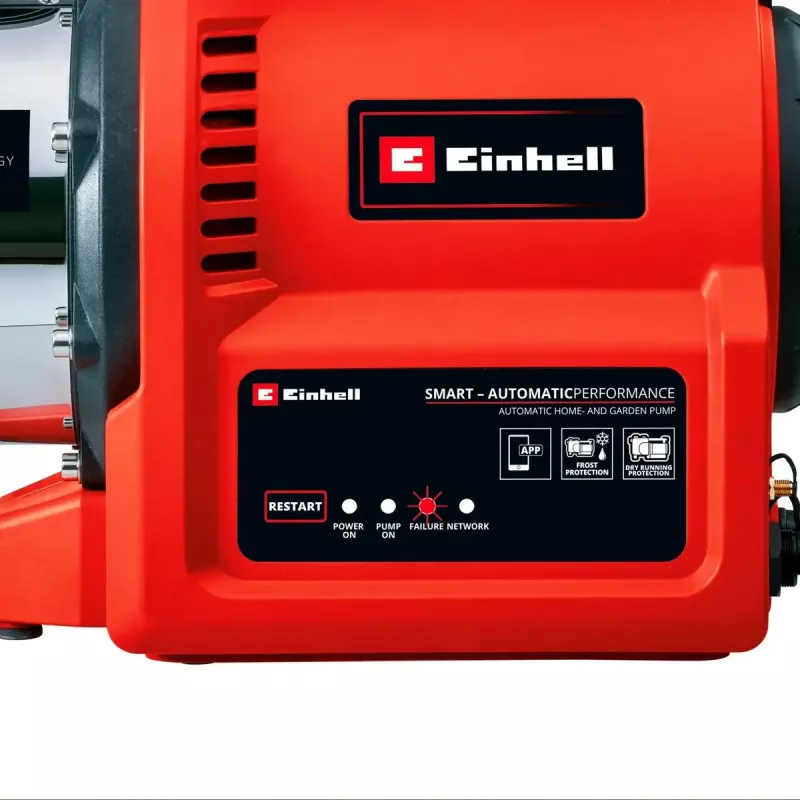 Bomba de agua EINHELL GE‑AW 1144 SMART — 1100 W, control por app, riego de jardín y trasvase de agua