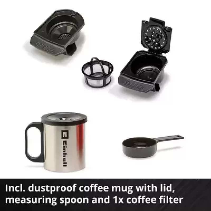 Cafetera de filtro Einhell 0,24 L TE-CF 18 Li-Solo