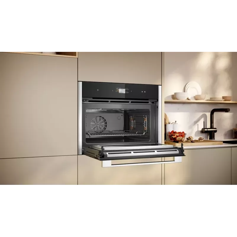 Horno Neff N 90 C24MS31N0 45 L 3600 W Negro, Acero inoxidable