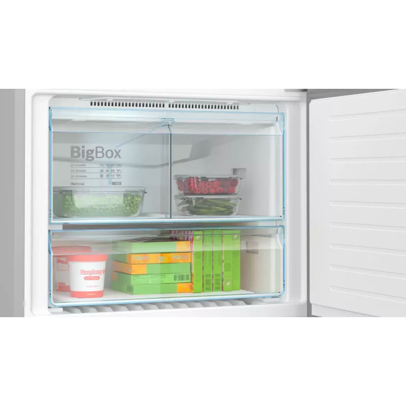 Frigorífico combi Bosch Serie 4 KGN86VIEA Independiente 631 L Acero inoxidable