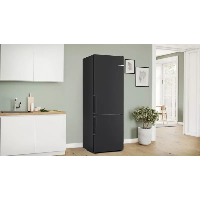Frigorífico combi Bosch Serie 4 KGN49VXCT Independiente 440 l Acero inoxidable