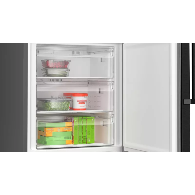 Frigorífico combi Bosch Serie 4 KGN49VXCT Independiente 440 l Acero inoxidable