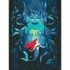 Set de pintura Ravensburger CreArt Disney Ariel y Úrsula 23732 — set de pintura para niños con motivo preimpreso