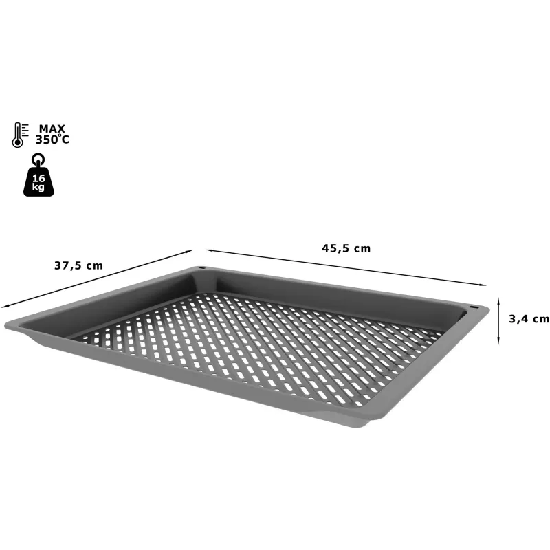 Pieza/accesorio de horno Neff Z1655CA0 Plancha de parrilla Gris