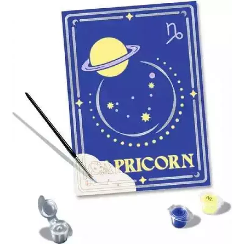 Set de pintura Ravensburger CreArt signo del zodiaco Capricornio - 23739